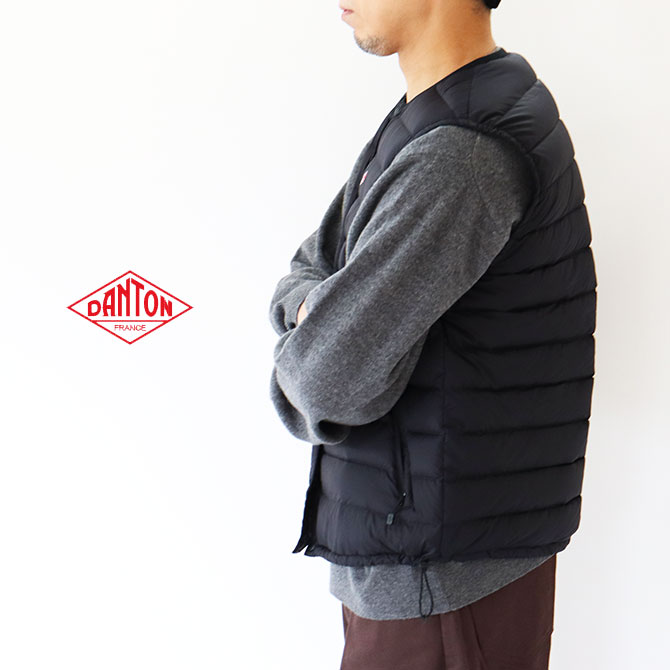Danton ダントン インナーダウンベスト Inner Vest Down Crewneck Danton ダントン インナーダウンベスト Inner Vest Down Crewneck