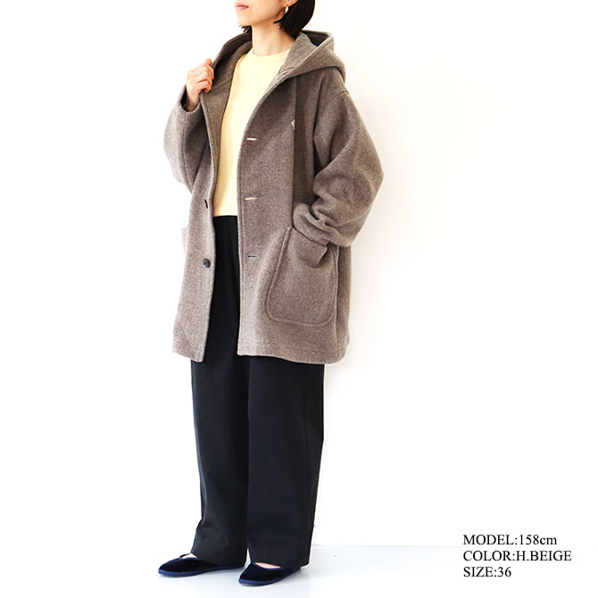 Danton ダントン Hooded Light Wool Pile