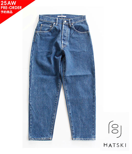 楽天市場】HATSKI ハツキ New Loose Tarperd Denim-Used(blue
