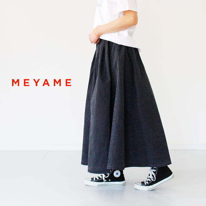 MEYAME]メヤメ COTTON SKIRT コットンスカート MEY-1260