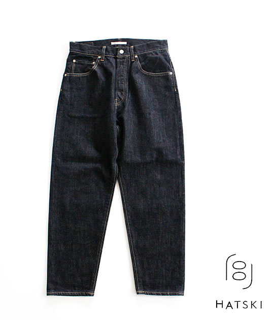 楽天市場】[HATSKI]ハツキ Loose Tapered Denim -used-(Blue) ルーズ