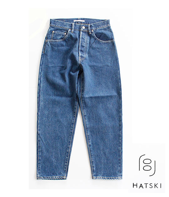 楽天市場】【再入荷】HATSKI ハツキ New Loose Tarperd Denim/one wash