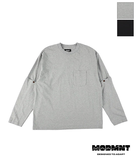 【10％OFF】【SALE】[MODMNT] モドメント DETACHABLE L/S TEE M2600-1L023F【返品・取り替えっこ不可】