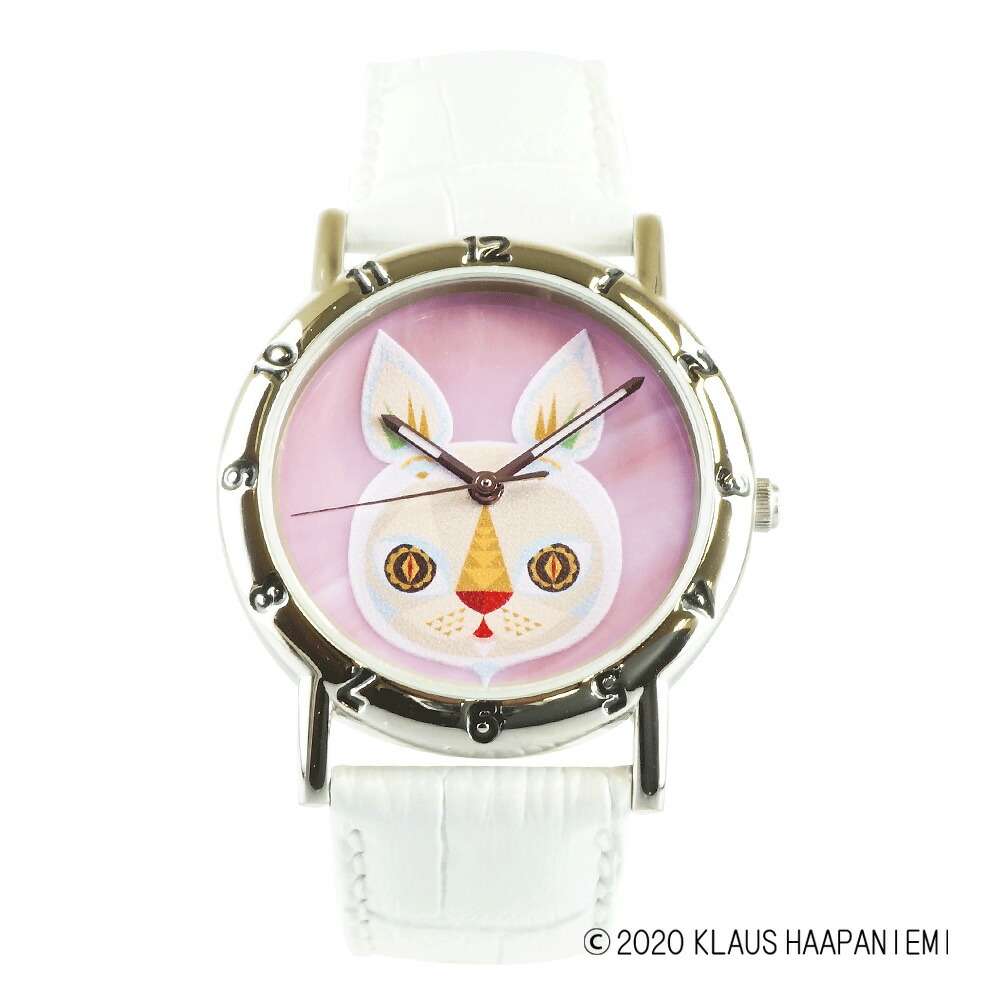 ピエールラニエ レディース ｘクラウス ハーパニエミ 腕時計 ネコ ブランド レディース メンズ 男女兼用 男女兼用 スクエア 限定 本革ベルト コラボ 猫 ねこ フランス 選べるベルト40色 防水p473b659 ピッパ P473b669 プッテ 誕生日 プレゼント ギフト 記念日 送料