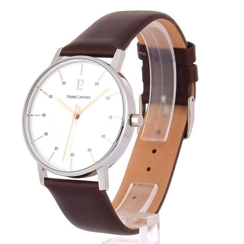 楽天市場 腕時計 メンズ ブランド ピエールラニエ シティライン レザーべルト ウォッチ ホワイ シルバー 5気圧防水 本革 ベルト 丸型 秒針 P2j104 ペアウォッチ おすすめ ホワイトデー お返し 卒業祝 入学祝 フランス時計ピエールラニエ公式