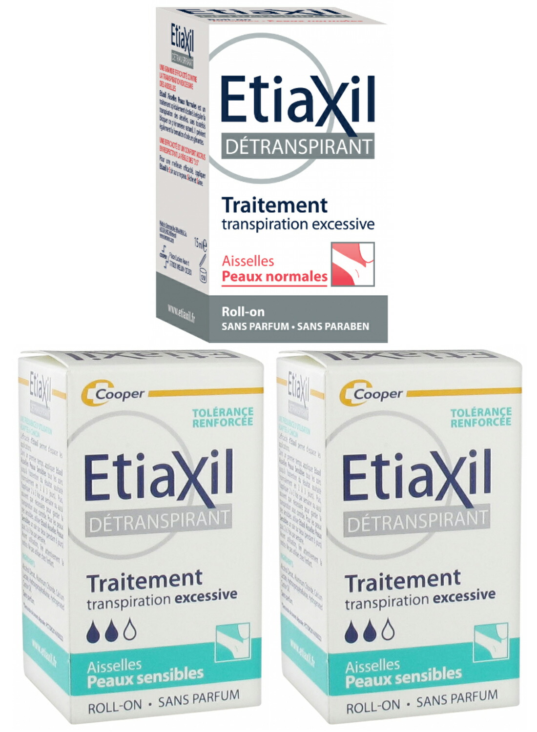 エティアキシル Etiaxil デトランスピラン 鋭く皮膚目あて 2個 正常肌用 1個のひとまとまり パースピレックス フランス異形 制スエット剤 わき道汗 ワキ汗 デオドラント フランスもっと直送 送料無料 Upntabasco Edu Mx