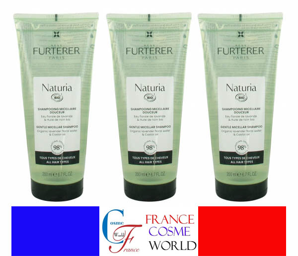 【決まり品】ルネ フルトレール RENE FURTERER ナチュリア シャンプー 200ml 3本仕かける 頭皮世話をする 外国で通信販売 貨物輸送無料 シャンプー-ヘアケア・スタイリング-美容・コスメ・香水