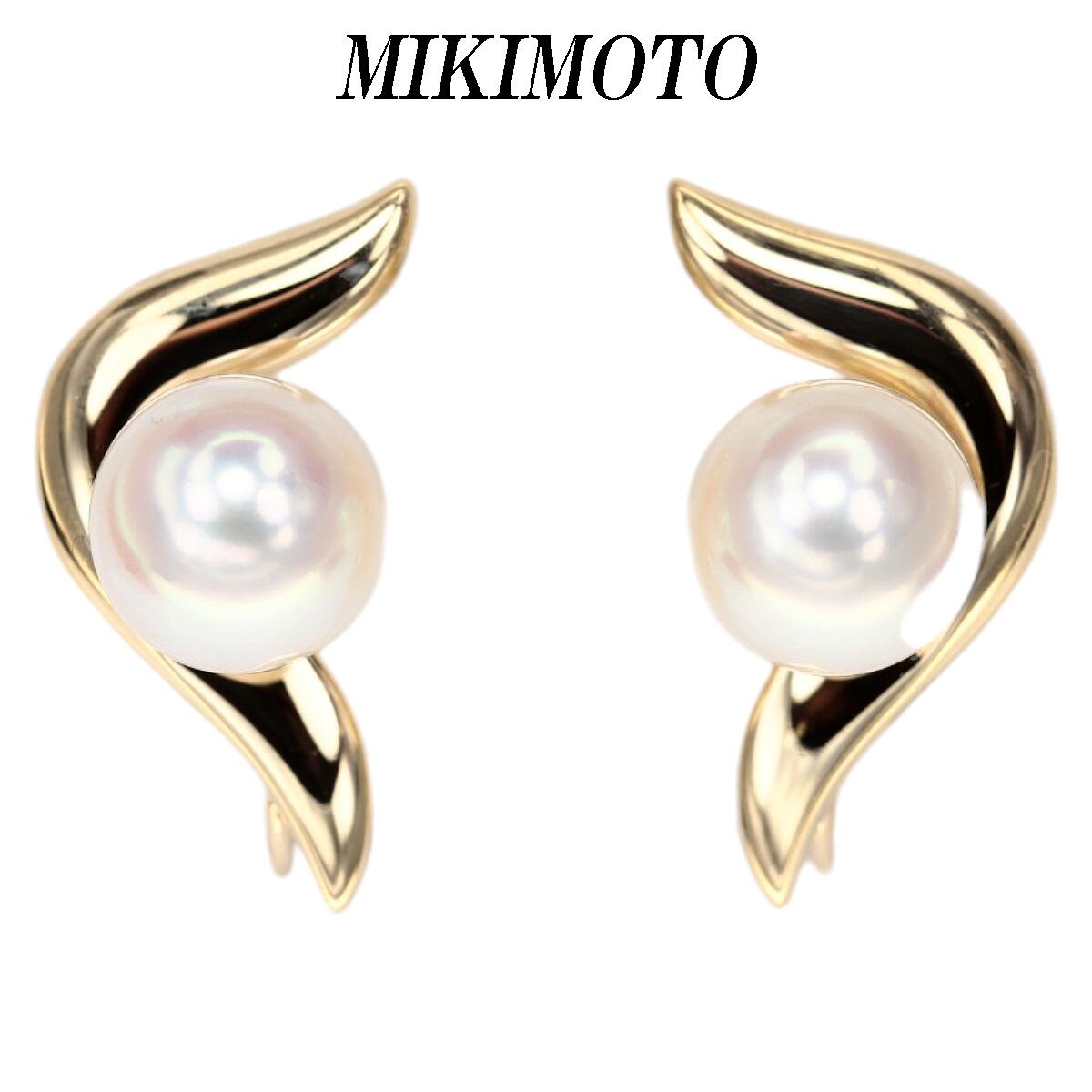 （美品）MIKIMOTO アコヤ真珠 ピアス　定価42万円 楽天市場】ミキモト アコヤパール ピアス 8.2mm K18WG 一粒