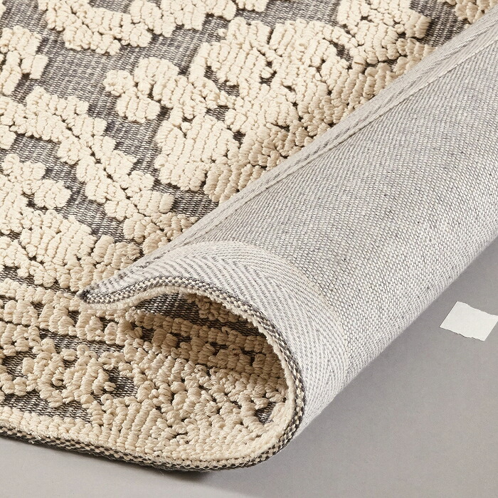 楽天市場 Sale ルエリ ラグ M グレー 00x1400 送料込価格 公式 Francfrancフランフラン