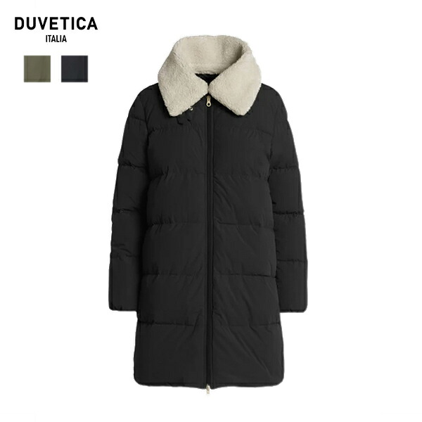 20%OFFクーポン対象 / デュベティカ DUVETICA / NITTAWOSEW / ニッタウォソウ / 252WB1-10720-00-10520 / 846 OLIVA / 999 NERO / ミドル丈コート / ストレートシルエット / レディース / 2025-26秋冬モデル