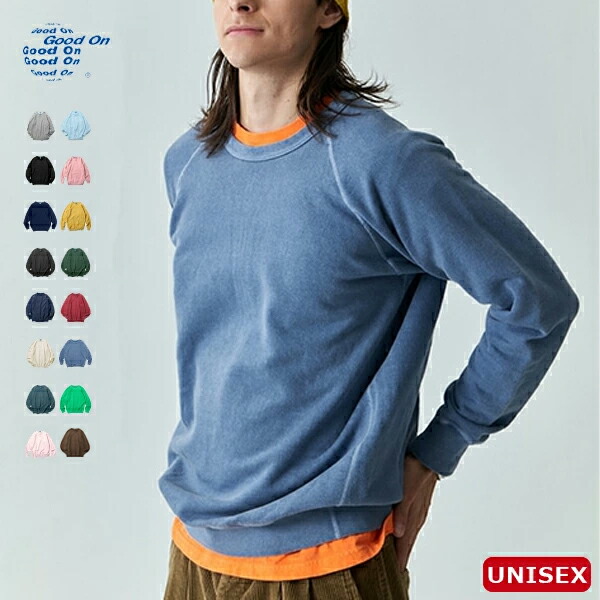 楽天市場】グッドオン クルーネック USコットン ラグラン スウェット