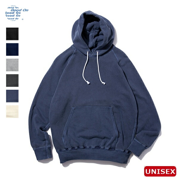 20%OFFクーポン券客体 / グッドオン GOOD ON / RAGLAN P/O HOOD SWEAT ラグランプルオーバーフードスウェット / GOBW2506 / 分かりやすい / 長袖 / 日本製 / ユニ一発やる