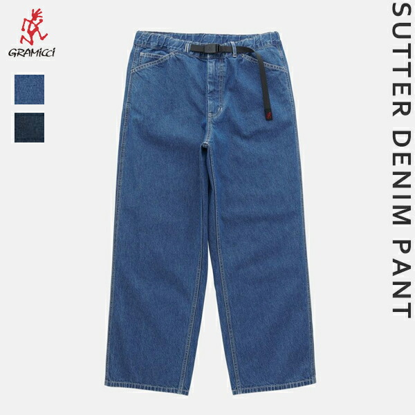 30%OFF / グラミチ GRAMICCI / SUTTER DENIM PANT サッターデニムパンツ / G5FM-P070 / バギーストレートシルエット / メンズ / 2025秋冬