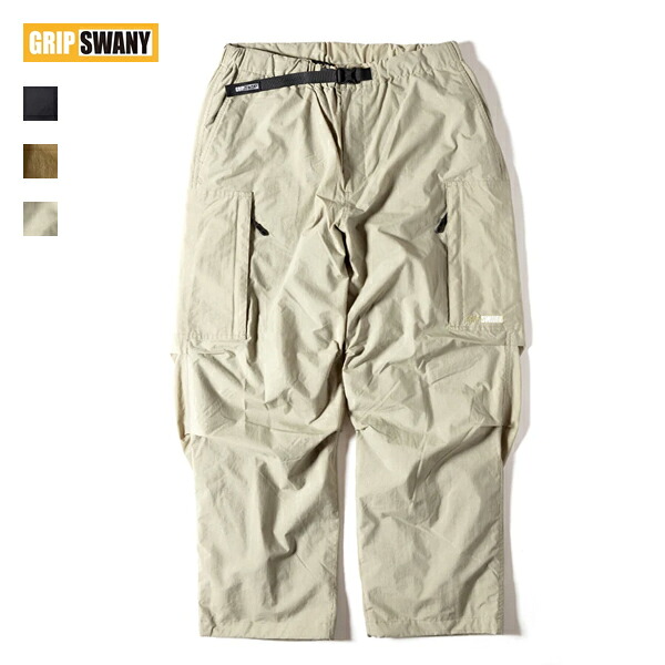 20%OFFクーポン対象 / グリップスワニー GRIP SWANY / BRUSHED MESH LINING FIELD PANTS / GSMP-070 / ワイドパンツ / 撥水加工 / 起毛メッシュ / 2025秋冬