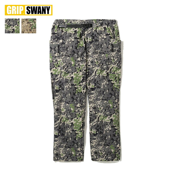 20%OFF引き換え証客体 / グリップスワニー GRIP SWANY / RIPSTOP SUPPLEX GEAR PANTS / GSMP-147PT / カーゴパンツ / ロングズボン下 / スマホポケット / 多役立つこと隠し / 速乾燥した / 通気性 / 軽さ / リップストップナイロン / 偽装 合鴨フラ / アウトドア / メンズ / 2026春夏