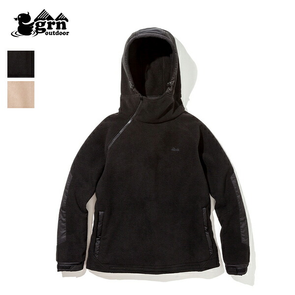 40%OFF / grn outdoor / NETALI HOODY / GO9206F / BLACK / BEIGE / grnアウトドア