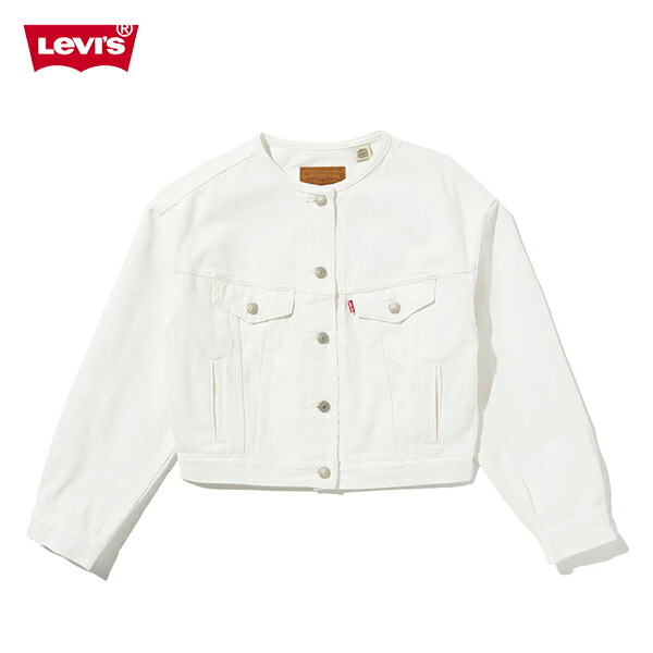 リーバイス Levi's / COLLARLESS SHRUNKEN 90S TRUCKER / 006EZ0000 / トラッカージャケット / 襟なし / レトロ / カジュアル / シンプル / トレンド感 / レディース / 2026春夏
