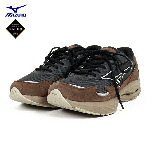 20%OFFクーポン対象 / ミズノ / mizuno / WAVE RIDER β GTX ウエーブライダー ベータ ゴアテックス / D1GA245205 / GORE-TEX / ブラック×ブラック×ブラウン / 防水 / 透湿 / 防風 /メンズ / 2025秋冬