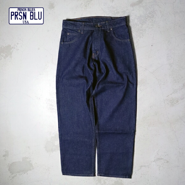 20%OFF引き換え証客体 / プリズンブルース / PRISON BLUES / 伸び伸びする填まる デニム / RELAXFIT JEANS / 亜米利加製 引っ切り無い ジーンズ / IMPORT103 / メンズ