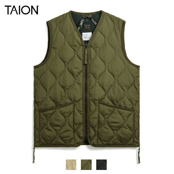 20%OFF引き換え証客体 / タイオン TAION / ミリタリー Vネックジップ 落ちこむより良い / TAION-001ZML-1 / ユニ一発やる / 2023秋冬