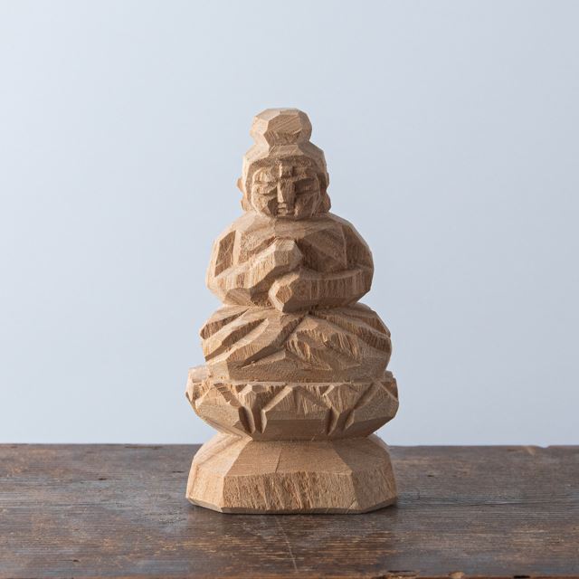 昭雲工房 叩き彫 大日如来 12.5cm 山田尚公作 16917