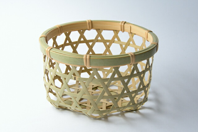 楽天市場】【一点限り】岡崎竹邦斎作 みじん編六ツ目花籃 : 虎斑竹専門