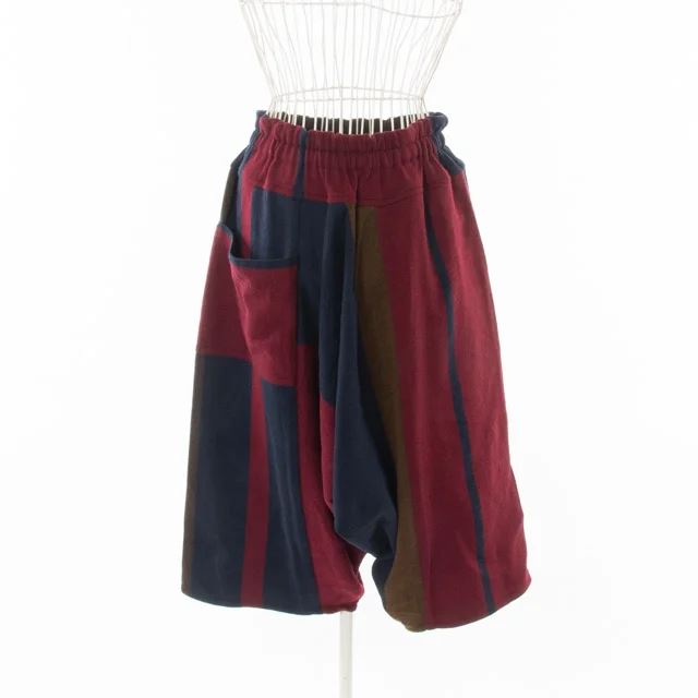 タマキニイメ サルエルパンツ タルンパンツ 深緑 橙 Long rs4 タマキニイメ サルエルパンツ タルンパンツ 深緑 橙 Long rs4