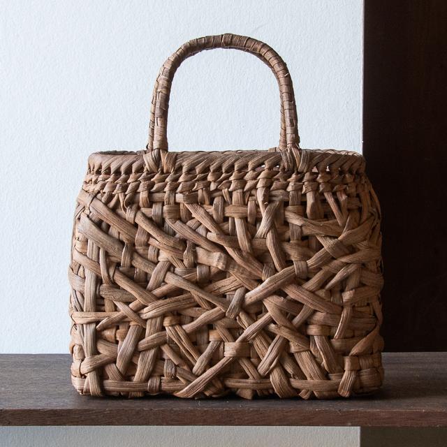 楽天市場】シダ編みかご（中） : 虎斑竹専門店 竹虎