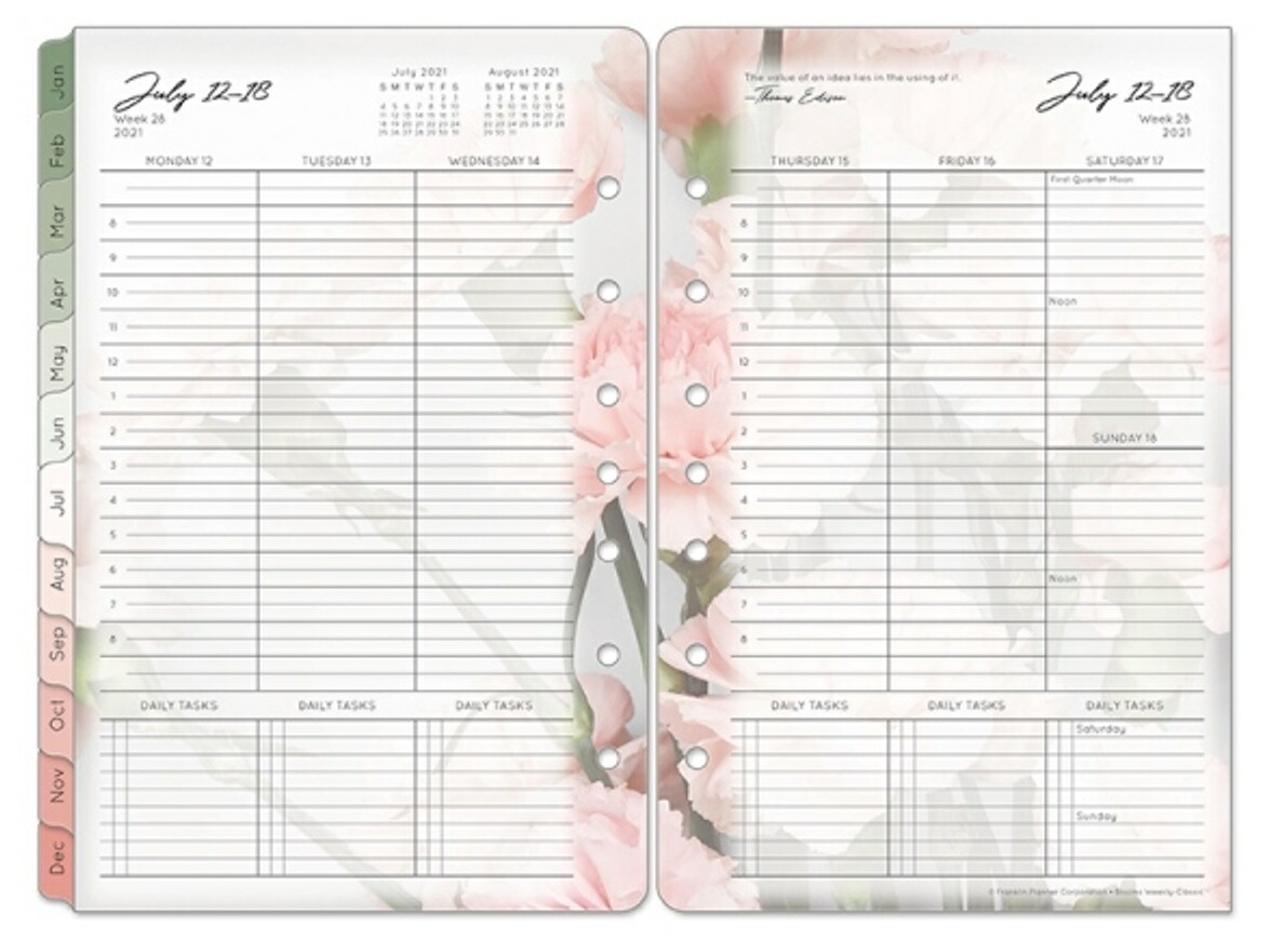 堅苦しさ クラシカル大きさ A5 サイズ 変化 7傷ブルーム ウイークリー リフィル 英語変わり種 1週間2ページ 21老い7暦月出々し 12ヶ月 フランクリン プランナー 手覆い 規則体系手帳 日程表帳 小憩取り締り 期制止 職務管理 スケジュール管理 おすすめ Maxtrummer Edu Co