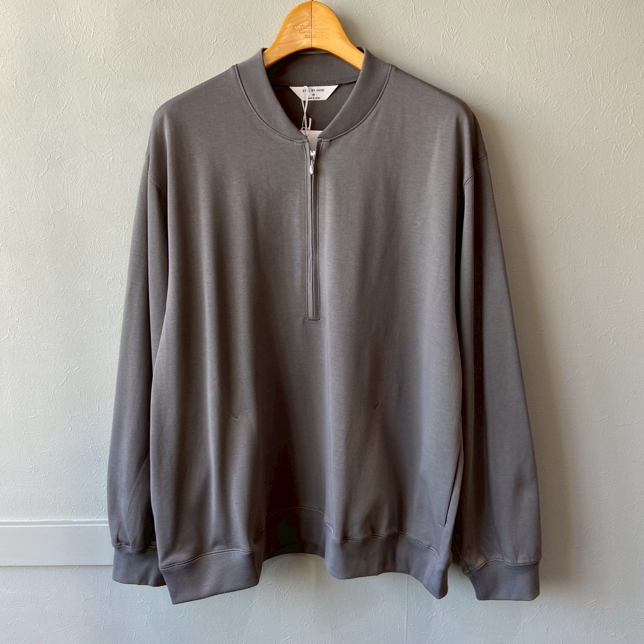 【即日発送】new STILL BY HAND スティルバイハンド stillbyhand / CS01253 ハーフジップ プルオーバー　スウェット 即日発送