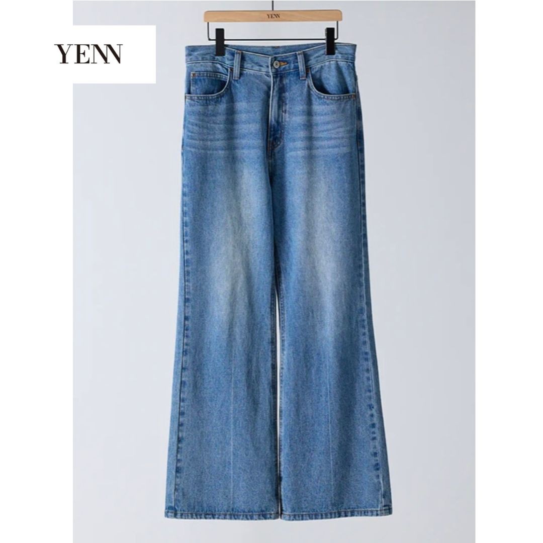【今だけ特別価格!!】yenn イエン YENN ルーズ デニム フレアデニム LOOSE FIT FLARE PT / Y254-31131【即日発送】デニム 2色｜FRANK SHOP（フランクショップ）