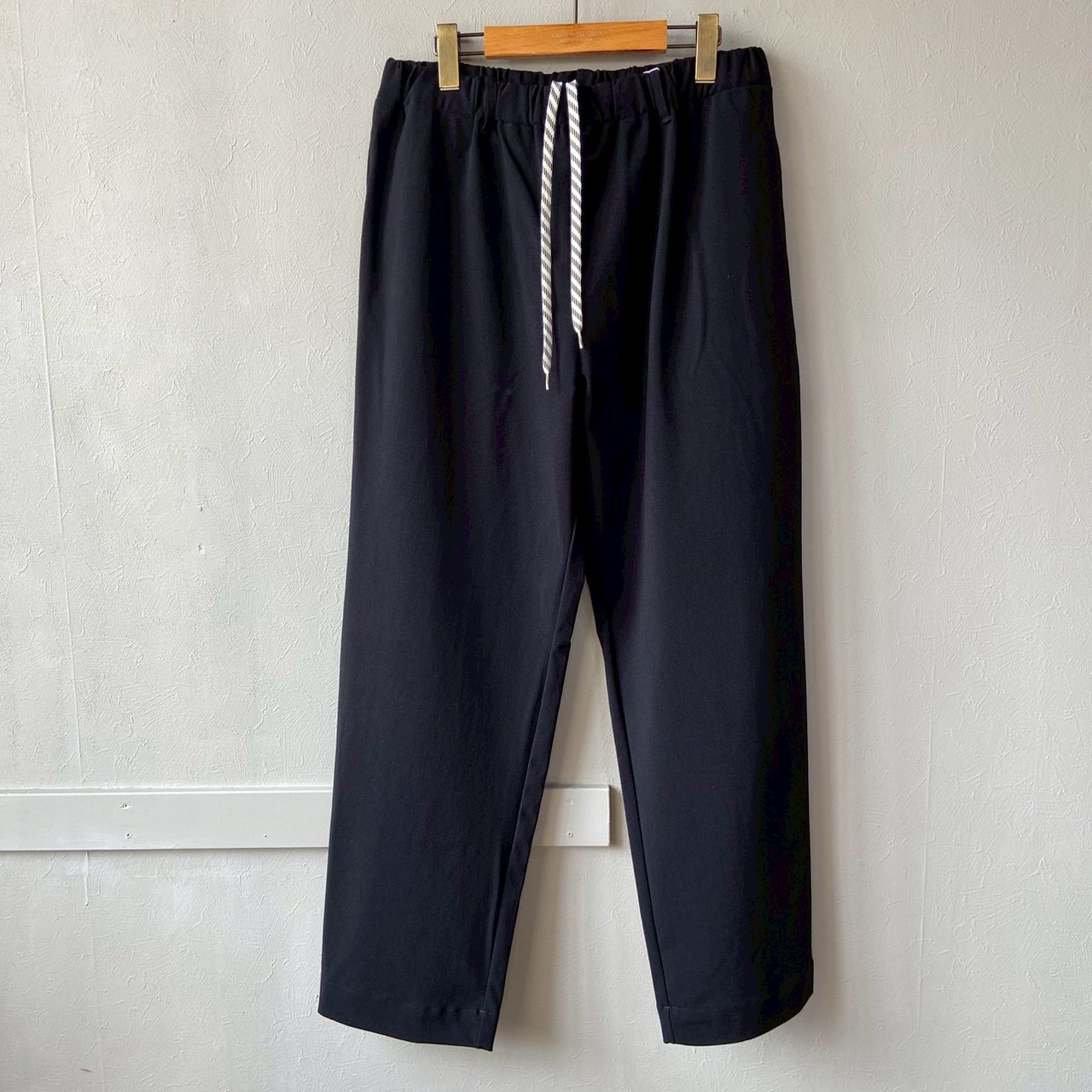 MANUAL ALPHABET マニュアルアルファベット JOURPANTS TAPERD 26SS 定番テーパードパンツ ジャージー テーパードパンツ ナイロン ポリウレタン 日本 made in japan セットアップにも