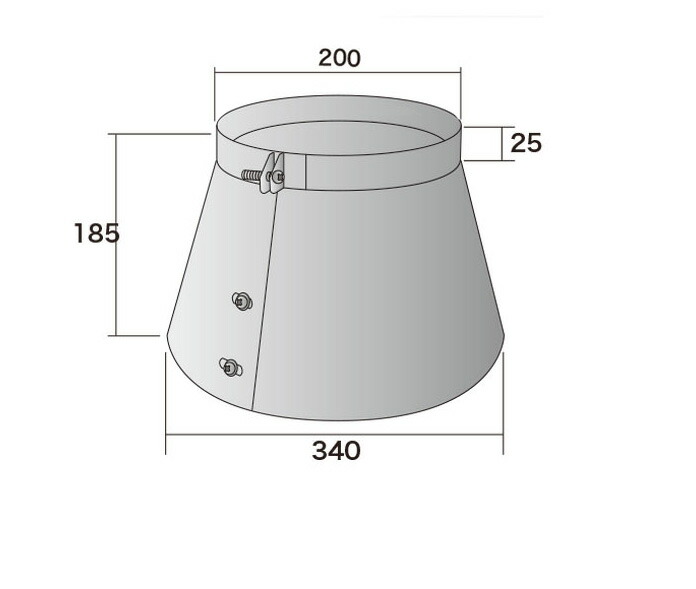 薪ストーブ 二重断熱煙突用【φ150mm】雨仕舞いフラッシング(ステンレス無塗装)〈9寸〉 ONqQgMwzUG, ストーブ -  centralcampo.com.br