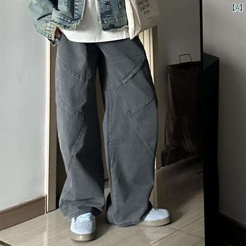 ウォッシ ステッチ レトロ アメリカン 大人 シンプル 韓国 服 紳士服 男性用 モテ オシャレ かっこいい 秋冬 春夏 ファッション