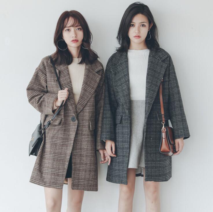 秋コート オーバーサイズ 冬グレンチェック チェスター ロング 冬服 冬物 秋冬物 コート アウター レディース ロングコート チェ