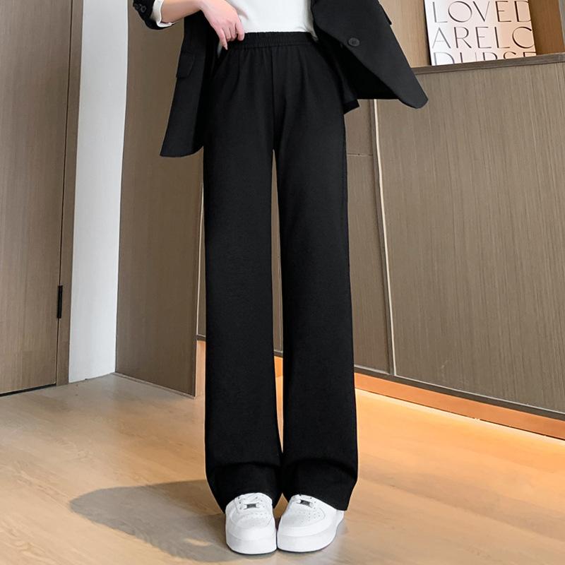 レディース 大きいサイズ 春秋 夏 ストレートパンツ ワイドレッグパンツ ハイウエスト 着痩せ ゆったり 通勤 オフィス カジュア