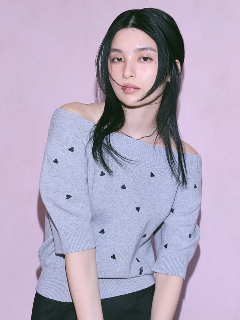 楽天市場】【SALE／40%OFF】スパークシフォンスリーブニット