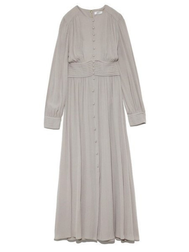 楽天市場 Rakuten Fashion フロントボタンドビーop Fray I D フレイ アイディー ワンピース 長袖ワンピース ベージュ ブラック グリーン 送料無料 Fray I D フレイアイディー