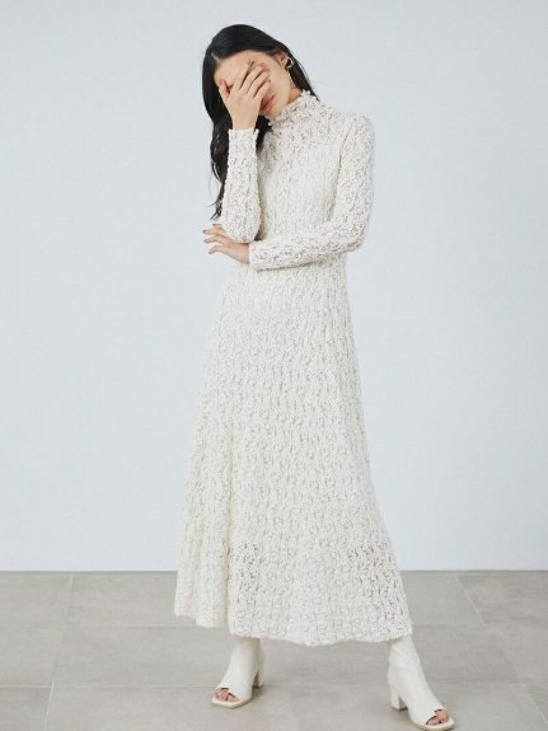 魅力的な ストレッチレースロングワンピース Fray I D フレイ アイディー ワンピース ロングワンピース マキシワンピース ホワイト ブラック グリーン Rakuten Fashion 正規品 Supervisor Khonkaen4 Go Th