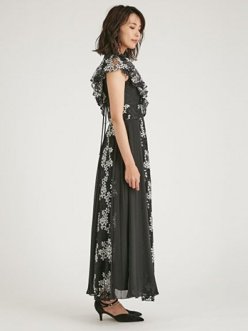 期間限定送料無料 エンブロイダリ プリーツドレス Fray I D フレイ アイディー ワンピース ノースリーブワンピース ブラック ホワイト ブルー Rakuten Fashion 超大特価 Crystalgalleryva Com