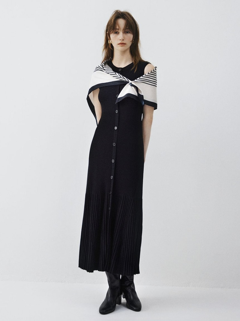 楽天市場】バイカラーポケットニットワンピース FRAY I.D フレイ