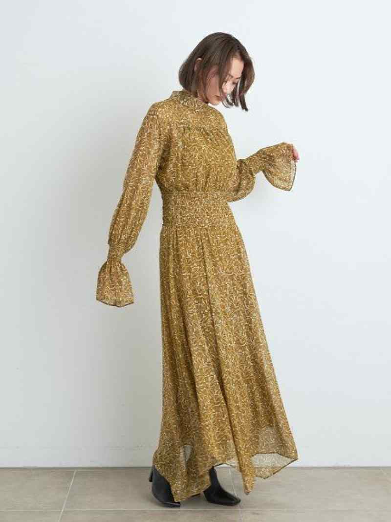 ウエストシャーリングプリントワンピース Fray I D フレイ アイディー ワンピース ロングワンピース マキシワンピース 先行予約 送料無料 Rakuten Fashion Lojascarrossel Com Br