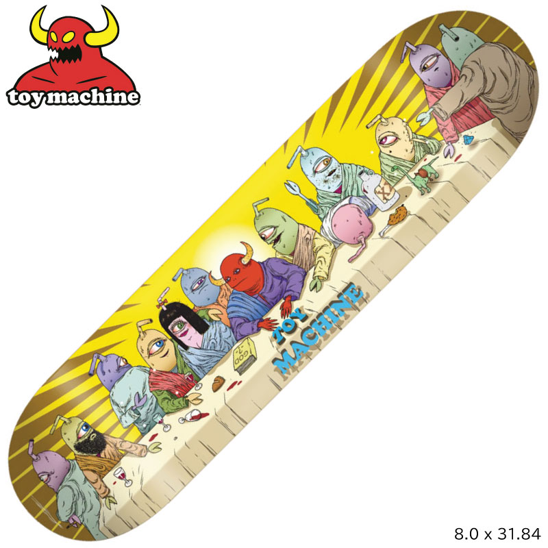 楽天市場】TOY MACHINE トイマシーン スケートボード デッキ 8.0