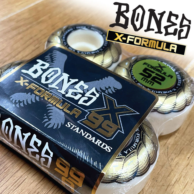 BONES ボーンズ X-FORMULA V5 99A 黒 52mm Bones X-Formula V5 Side-Cut Dark Waters Skateboard Wheels