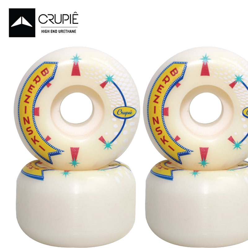 スケートボード ウィール Crupie BREZINSKI HOTEL SKINNY SHAPE 101a 51mm