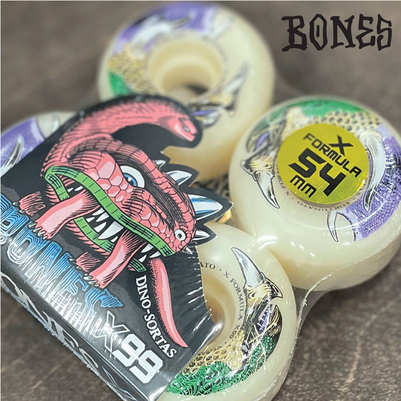 bones ボーンズ ウィール X-FORMULA 99A  54mm BONES WHEELS X-Formula Skateboard Wheels Double Lock V7 54mm