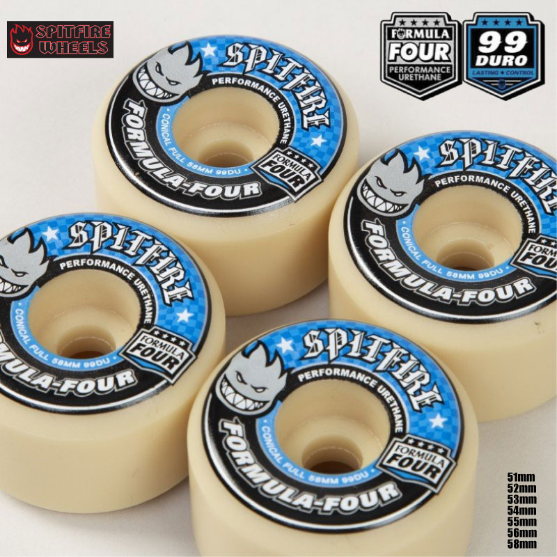 WEB限定カラー スケボー 海外正規品スピットファイア SPITFIRE 52mm