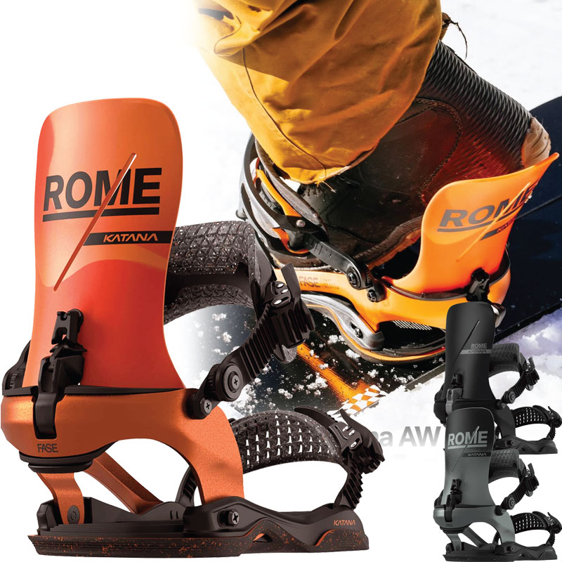 Rome KATANA 21-22スノーボード ビンディング 早期購入】 ROME ローム スノーボード バインディング