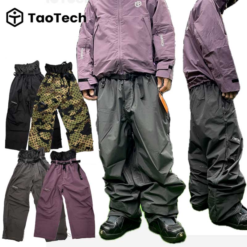 タオテック Taotech ビブパンツ メンズ レディース タオテック TAOTECH 3Lビブパンツ スノーボードウェア パンツ 2025