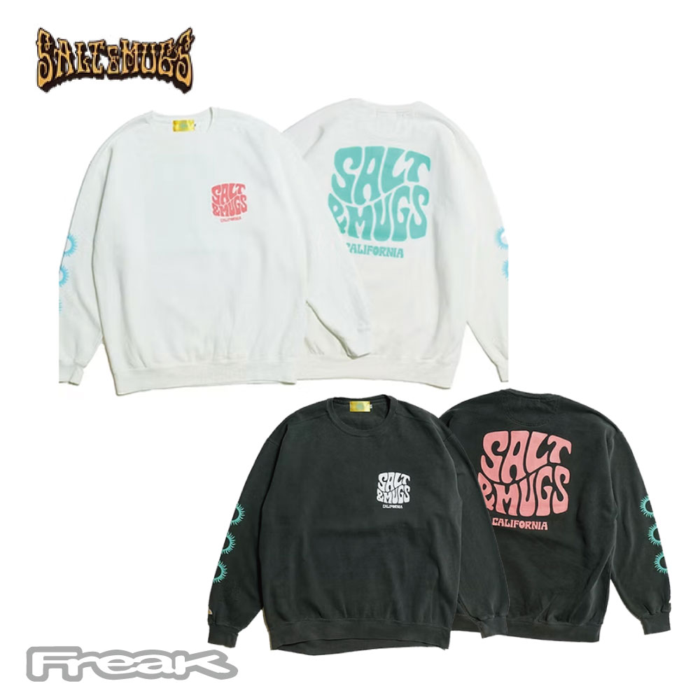 SALT\u0026MUGS ソルトアンドマグス 汗水 Psyche Logo Swt  2024fw ※電子メール便送りとどける
